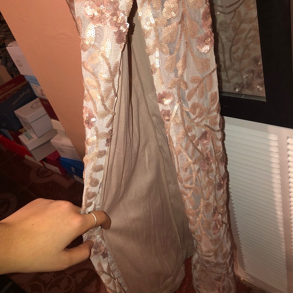 Rose gold Calvin Klein dress - Picture 2 of 5